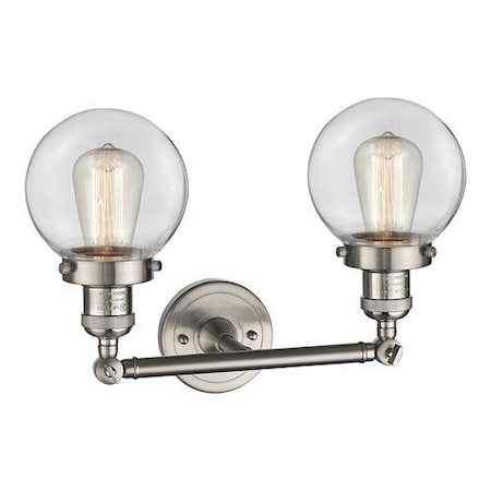 2 Light Vintage Dimmable Led Bathroom Fixture